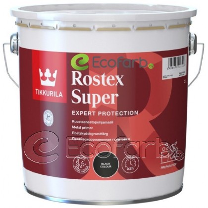 Tikkurila Rostex Super 3.0 л - противокоррозионная грунтовка