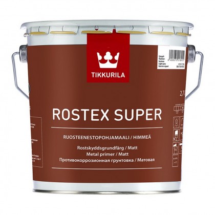 Tikkurila Rostex Super 3.0 л - противокоррозионная грунтовка
