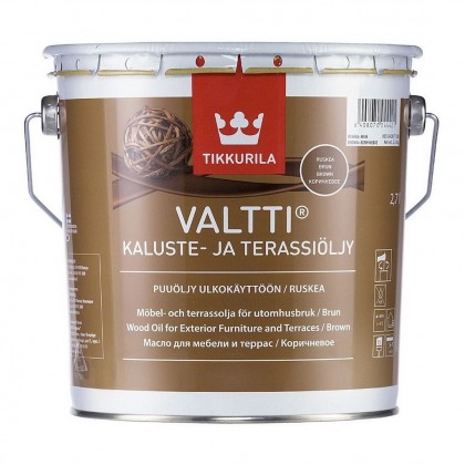 Tikkurila Valtti Kaluste 2.7 л - масло для дерева и террас