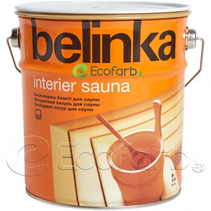 Belinka Interier Sauna лазурь на водной основе