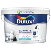 Краска Dulux 3D White Матовая водно-дисперсионная краска для стен и потолков 2,5 л