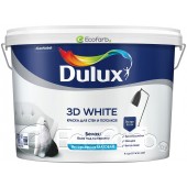 Краска Dulux 3D White Матовая водно-дисперсионная краска для стен и потолков 9 л