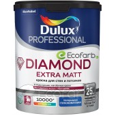 Краска Dulux Diamond Extra Matt (Дулюкс Даймонд Экстра мат) глубокоматовая краска 4,5 л BW