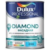 Dulux (Дулюкс) Diamond Фасадная Гладкая Матовая краска для фасадных поверхностей 1 л BW