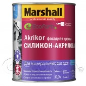 Marshall (Маршалл) Akrikor силикон-акриловая фасадная краска 0,9 л BW