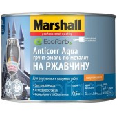 Marshall Anticorr Aqua (Маршалл Антикорр Аква) грунт-эмаль по металлу 3 в 1 0,5 л BC