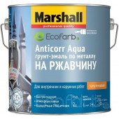 Marshall Anticorr Aqua (Маршалл Антикорр Аква) грунт-эмаль по металлу 3 в 1 2 л BC