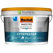 Супербелая краска Marshall Maestro Белый Потолок Люкс 2,5 л