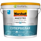 Супербелая краска Marshall Maestro Белый Потолок Люкс 4,5 л