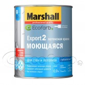 Marshall Export-2 глубокоматовая латексная краска для стен и потолков 0,9 л BC