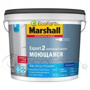 Marshall Export-2 глубокоматовая латексная краска для стен и потолков 4,5 л BW