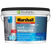 Marshall Export-2 глубокоматовая латексная краска для стен и потолков 2,5 л BC