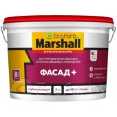 Marshall Фасад+ (Маршалл) 9 л BW фасадная глубокоматовая краска