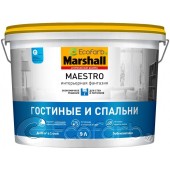 Marshall Maestro Гостиные и спальни (Маршалл Маэстро) глубокоматовая краска 9 л BW
