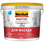 Marshall Maestro Для Фасада (Маршалл Маэстро) глубокоматовая акриловая краска 4,5 л BC