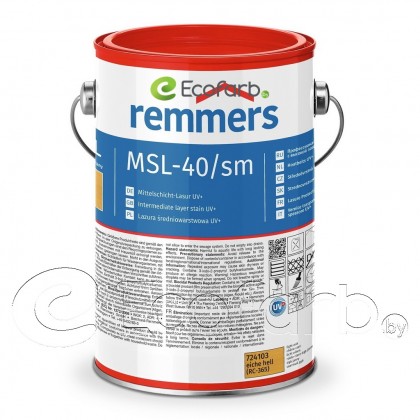 Remmers MSL-40/sm-Mittelschicht-Lasur UV+ - деревозащитная лазурь с УФ-защитой