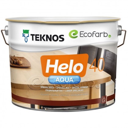 Teknos Helo Aqua 40 полуглянцевый специальный лак
