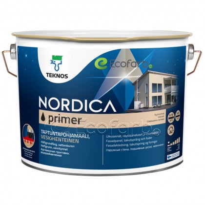 Teknos Nordica Primer водоразбавляемая алкидная грунтовочная краска