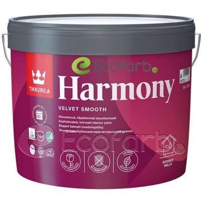 Tikkurila Harmony 9,0 л база A - краска для интерьера