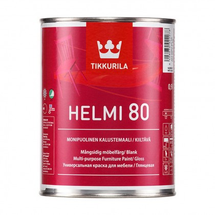 Tikkurila Helmi 80 0.9 л - глянцевая краска для мебели