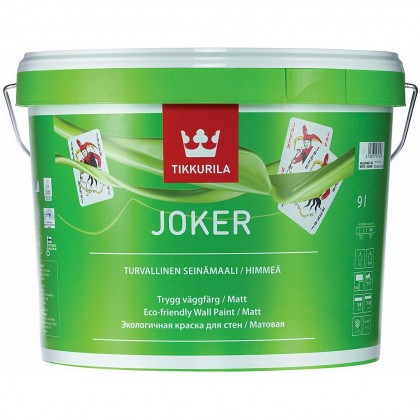 Tikkurila Joker 9,0 л база A - краска для интерьера