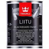 Tikkurila Liitu (Тиккурила Лииту) краска для школьных досок 1,0 л чёрный