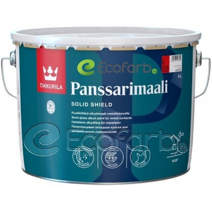 Tikkurila Panssarimaali 9.0 л - краска для металлических крыш