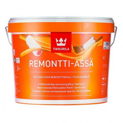 Tikkurila Remontti-Assa 9,0 л база A - латексная краска