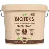 Сверхпрочный паркетный ЭКО-ЛАК BIOTEKS (БИОТЕКС) полуматовый 5 л