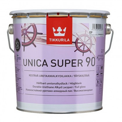 Tikkurila Unica Super 90 глянцевый лак 2,7 л