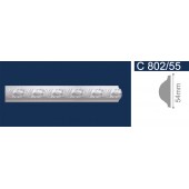Потолочный плинтус (карниз, багет) инжекционный Solid (Солид) C802/55 200*54