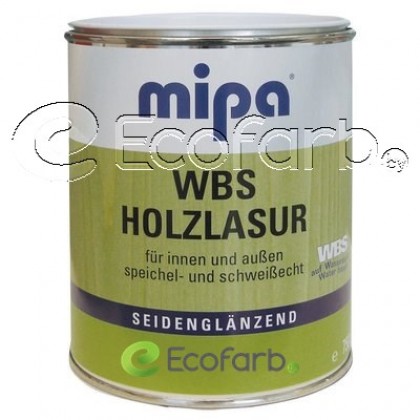 Mipa WBS Holzlasur водорастворимая лазурь для дерева 0,75 л