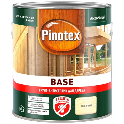 Pinotex Base (Пинотекс База) грунт-антисептик для дерева 2,5 л Pinotex Base (Пинотекс База) грунт-антисептик для дерева 2,5 л