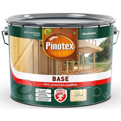 Pinotex Base (Пинотекс База) 9,0 л - защитная грунтовка для древесины