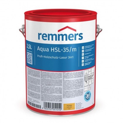 Remmers Aqua HSL-35/m - декоративная водная лазурь 0,75 л