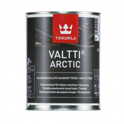 Tikkurila Valtti Arctic 0.9 л - перламутровая фасадная лазурь