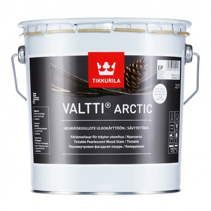 Tikkurila Valtti Arctic 2.7 л - перламутровая фасадная лазурь