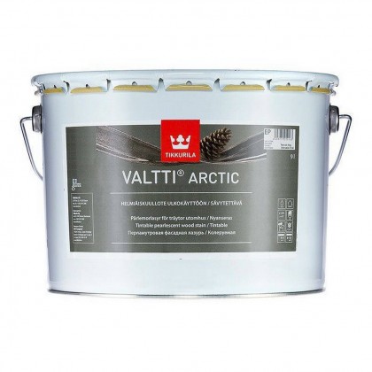 Tikkurila Valtti Arctic 9.0 л - перламутровая фасадная лазурь