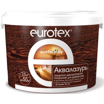Пропитка для дерева Аквалазурь EUROTEX (Аквалазурь Евротекс)  