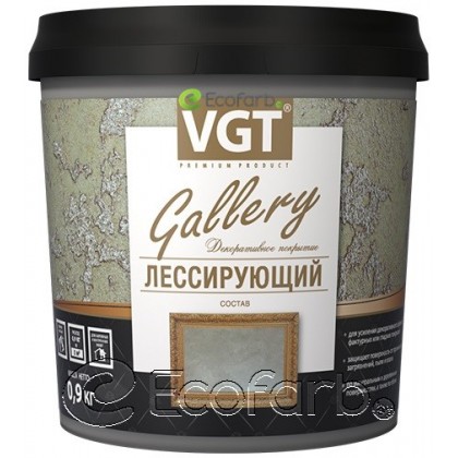 Лессирующий состав Gallery матовый бесцветный VGT (ВГТ) 2,2 кг